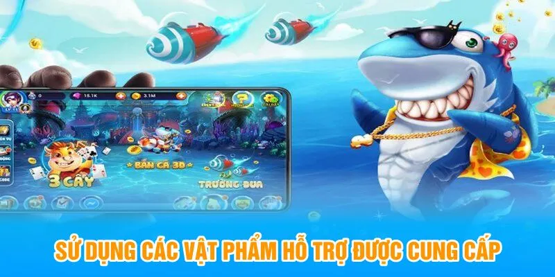 Sử dụng các vật phẩm hỗ trợ được cung cấp